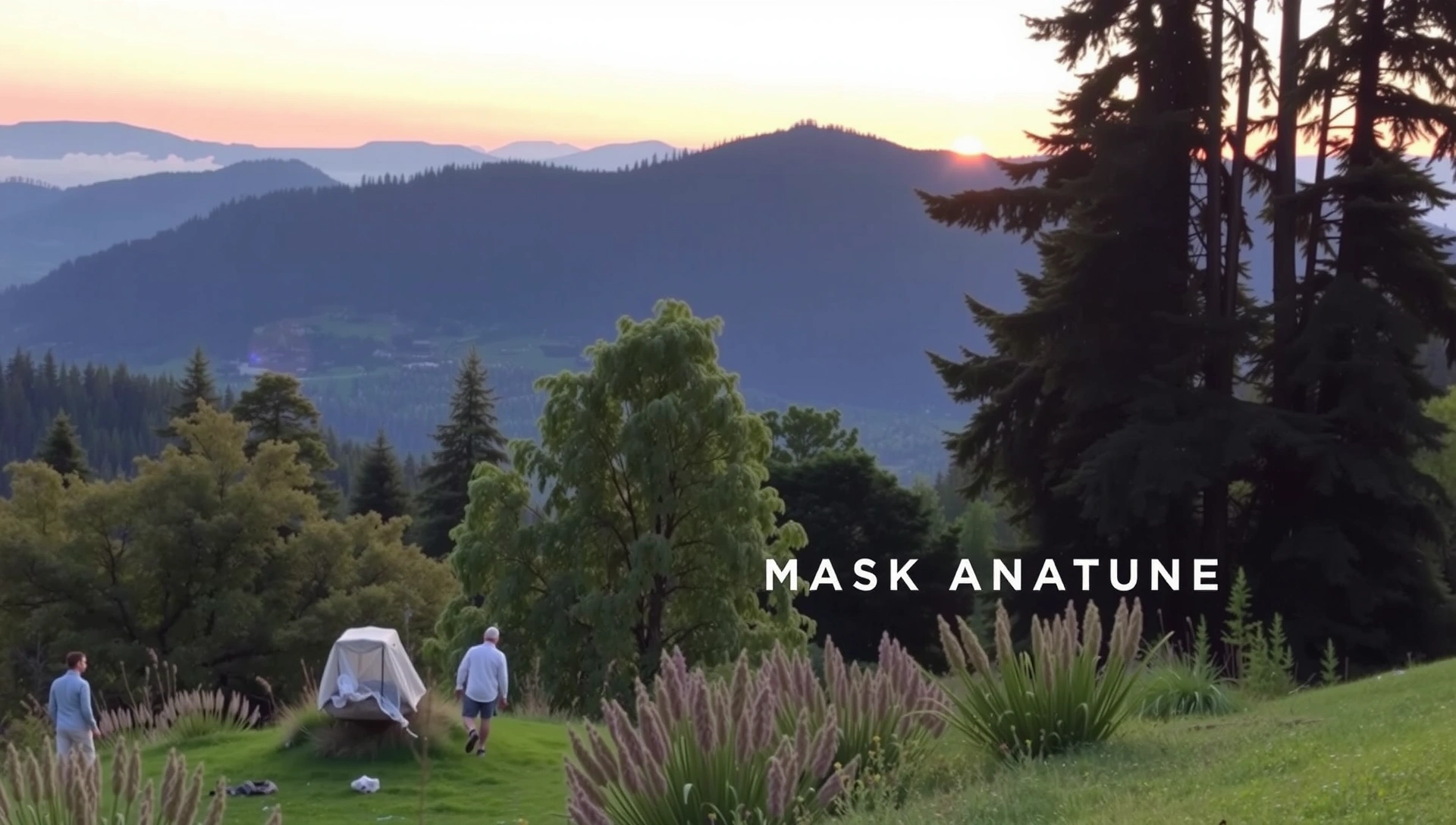 Paisaje natural sereno con luz suave, representando salud y vitalidad