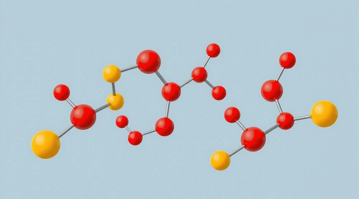 Estructuras moleculares abstractas de vitaminas